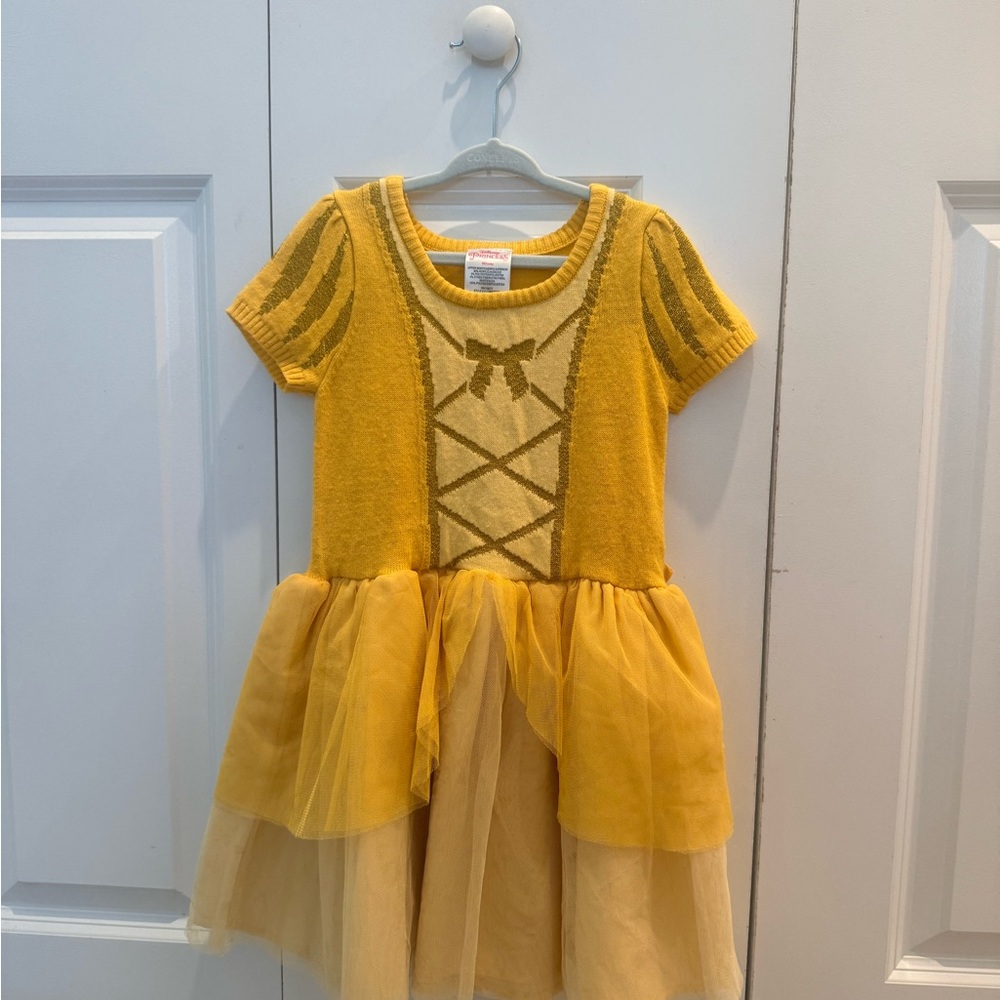 Disney Golden Belle Dress 5t